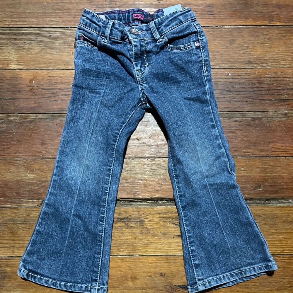 Levi jeans 2T with cinch straps
